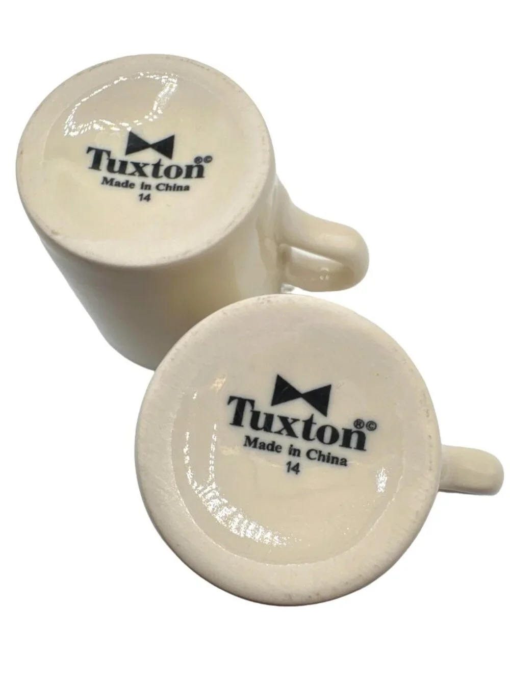 Espresso Demitasse Cup 2.34 oz Tuxton Coffee Off White 2